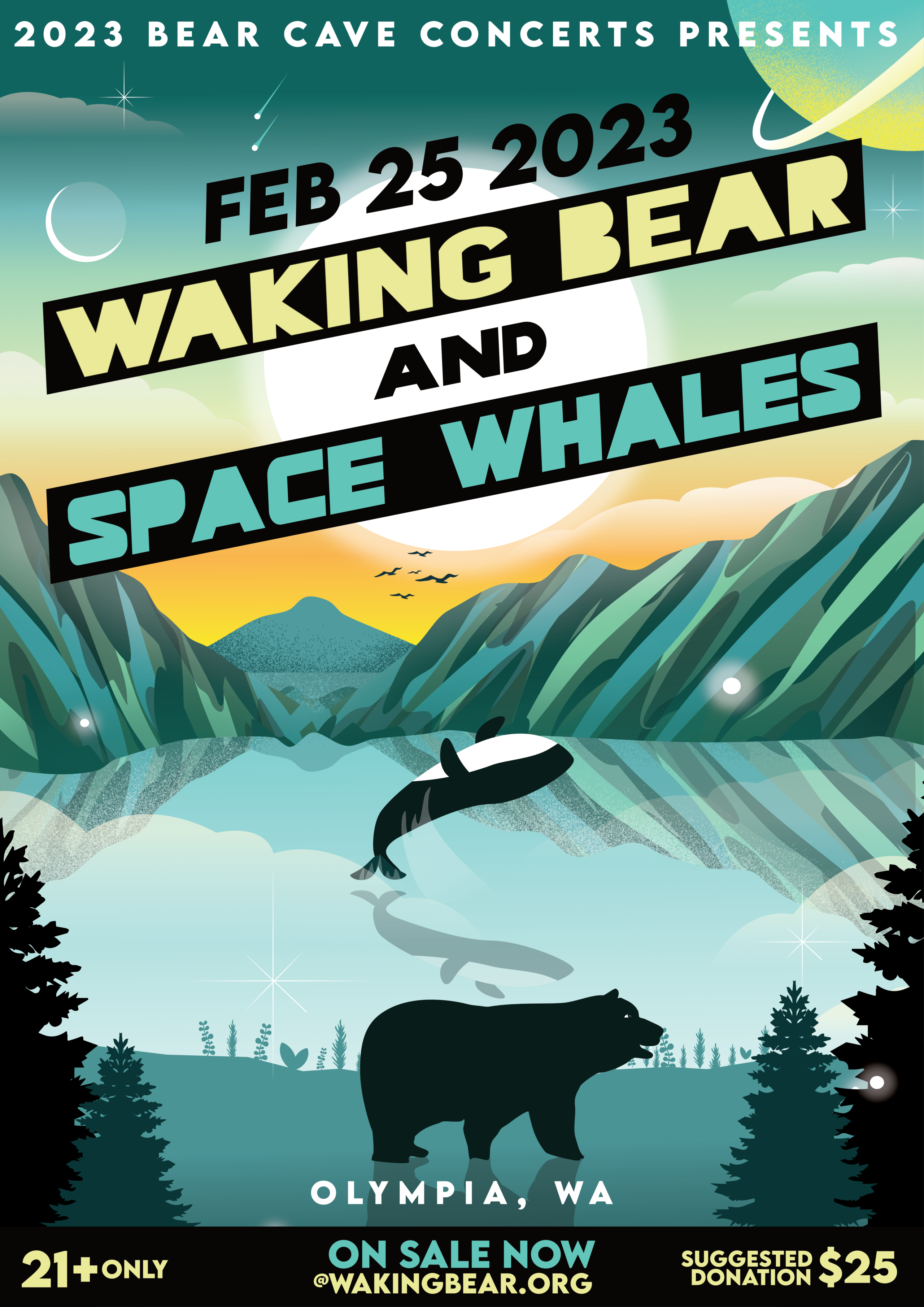 2023 Bear Cave Concert Series - Waking Bear & Space Whales